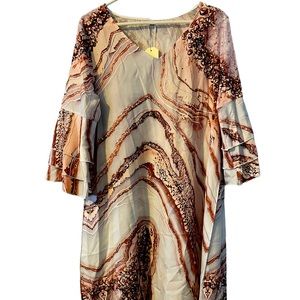 Cupshe marble dress. Knee length, size XL